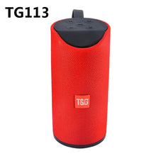 Load image into Gallery viewer, Portable Bluetooth Speaker Wireless Bass Column Waterproof Outdoor USB Speakers Support AUX TF Subwoofer Loudspeaker TG117
