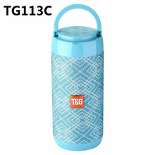 Load image into Gallery viewer, Portable Bluetooth Speaker Wireless Bass Column Waterproof Outdoor USB Speakers Support AUX TF Subwoofer Loudspeaker TG117
