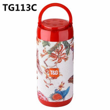 Load image into Gallery viewer, Portable Bluetooth Speaker Wireless Bass Column Waterproof Outdoor USB Speakers Support AUX TF Subwoofer Loudspeaker TG117
