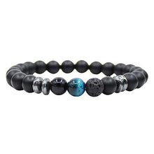 Load image into Gallery viewer, Lava Stone Balance Yoga Bracelet Men Natural Tiger Eye Beads Bracelets for Women Fashion Hematite Diffuser Bracelet Jewelry Gift

