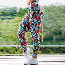 Load image into Gallery viewer, New arrival Women Leggings Workout Sport Legging Stretch Fitness Running Pants High Waist Push Up Leggins
