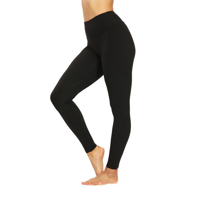 Women Sexy Solid High Waist Leggings for Women Girls Ultra Soft Brushed Buttery Elastic Stretch Pants Plus Size Fitness Trousers