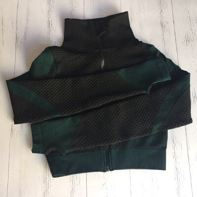 2020 Yoga Sets Fitness Sports Set Clothing for women Running Gym Tight Leggings High Waist Pants Seamless Bra Top Workout Suits