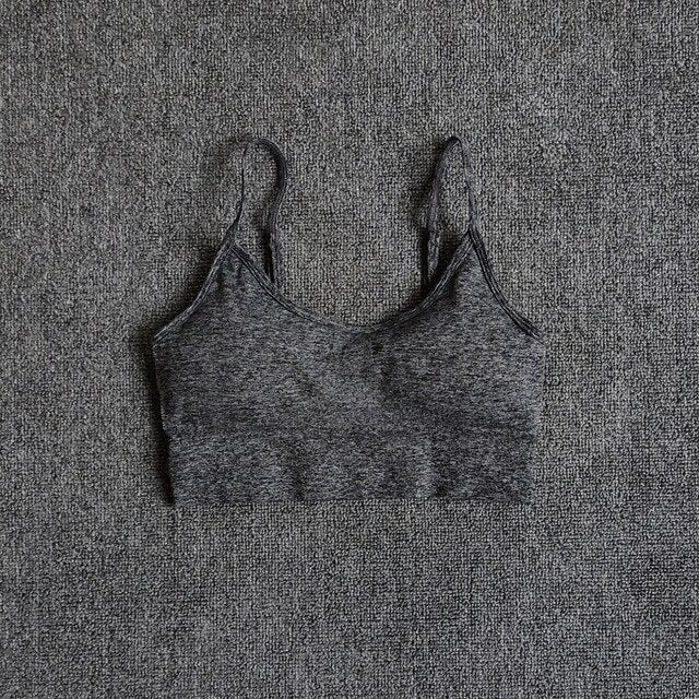 Yoga Set Fitness Clothing Sportswear High Waist Women Gym Leggings Tights Padded Push-up Seamless Sports Bra+Pants Sports Suits