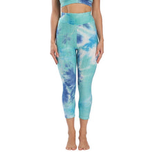 Load image into Gallery viewer, SVOKOR Printied Women Leggings Gym Exercise Fitness Leggings Push Up High Waist Workout Pants Female Tie-dye
