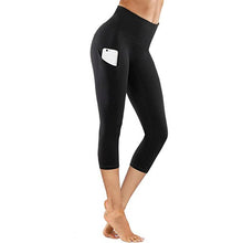 Load image into Gallery viewer, Women&#39;s Tight Elastic Quick Dry Solid Color Pocket Capris Joggers Women Seamless Pants
