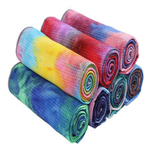 Load image into Gallery viewer, Non-slip Yoga Mat Shop Towel Environmental Protection Printing Tie-dye Yoga Shop Towel Fitness Exercise Yoga Blanket Yoga Towel
