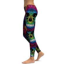 Load image into Gallery viewer, Skull Printting Leggings Women 2020 High Waist Scull Leggings Female Skinny Workout Pants Legging
