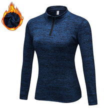 Load image into Gallery viewer, Plus Velvet Comprehensive Training Sweater Winter Warm Tights Women Long Sleeve Gym Fitness Running Yoga Sport Ladies Clothes
