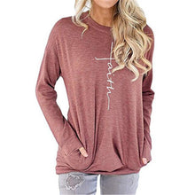 Load image into Gallery viewer, Sports Shirts Women Loose Yoga Top Solid Workout Sportswear Breathable Gym Shirts Fitness Sweater Female Streetwear Large Size
