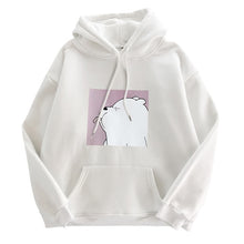 Load image into Gallery viewer, Uefezo Women Hoodies Oversized Print Kangaroo Pocket Sweatshirts Hooded 2020 Autumn Harajuku Casual Korean Pullovers Tops
