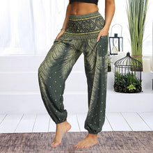 Load image into Gallery viewer, Womens Loose Yoga Pants Floral Print Wide Leg Trousers Long Stretch Pants Loose Palazzo Trousers SweatpantsHarlan Pants
