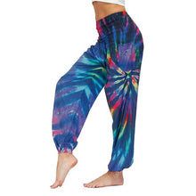 Load image into Gallery viewer, Womens Loose Yoga Pants Floral Print Wide Leg Trousers Long Stretch Pants Loose Palazzo Trousers SweatpantsHarlan Pants
