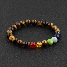 Load image into Gallery viewer, showboho Seven Chakra Beaded Bracelet Yoga Prayer Movement Holiday Gift
