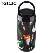 Load image into Gallery viewer, Portable Bluetooth Speaker Wireless Bass Column Waterproof Outdoor USB Speakers Support AUX TF Subwoofer Loudspeaker TG117
