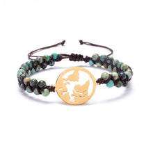 Load image into Gallery viewer, Natural Stone Tree Of Life Charm Bracelets For Women Handmade Beads String Braided Bracelet Yoga Bracelets Jewelry Dropshipping
