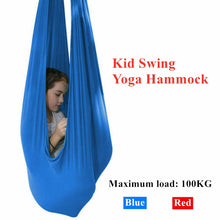 Load image into Gallery viewer, Kid Sensory Swing Indoor Yoga Hammock Steady Hanging Seat Chair House Cuddle Therapy Swing for Autism ADHD Aspergers
