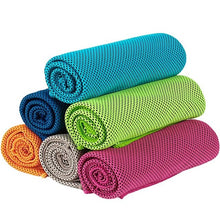 Load image into Gallery viewer, Hot-6 Pack Cooling Towel Soft Breathable Ice Sports Towel Absorbent Fast Drying Towels for Yoga Sport Workout Fitness
