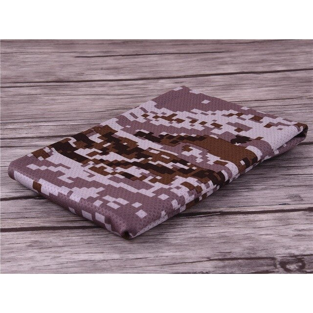 Hot AD-Camouflage Ice Towel Cold Towel Cooling Ice Towel Quick Dry Towel For Outdoor Sports Yoga Fitness