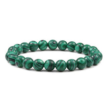 Load image into Gallery viewer, Men Classic Natural Malachite Stone Beads Bracelets Fashion Yoga Prayer Charm Women Bracelet Handmade Jewelry Gifts Pulseira

