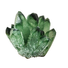 Load image into Gallery viewer, Natural Amethyst Green Crystal Cluster Quartz Raw Crystals Healing Stone Decoration Ornament Point Healing Energy Stone Minera H
