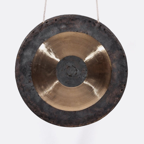 15.5 inch hand forging dragon-lion dance parade traditional 40cm Chinese high pitch copper gong with hammer