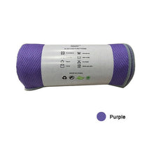 Load image into Gallery viewer, 65*186cm Microfiber Aerobic Yoga Towel Hot Yoga Double-sided Non Slip Mat Towels Sports Gym Exercise Pilates Workout Blankets

