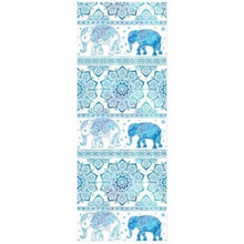 Load image into Gallery viewer, Natural Rubber Yoga Mats 1830*680*4MM Slip-resistant Yoga Mats Yoga High Temperature Suede Fabric Printing Folding Fitness Mat
