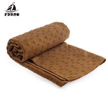 Load image into Gallery viewer, FDBRO Yoga Blanket Fitness Mat Yoga Mat Towel Non Slip Yoga Mat Cover Towel Blanket Sport Fitness Exercise Pilates Workout HOT
