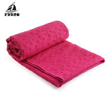 Load image into Gallery viewer, FDBRO Yoga Blanket Fitness Mat Yoga Mat Towel Non Slip Yoga Mat Cover Towel Blanket Sport Fitness Exercise Pilates Workout HOT
