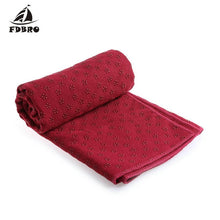 Load image into Gallery viewer, FDBRO Yoga Blanket Fitness Mat Yoga Mat Towel Non Slip Yoga Mat Cover Towel Blanket Sport Fitness Exercise Pilates Workout HOT

