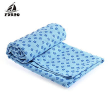 Load image into Gallery viewer, FDBRO Yoga Blanket Fitness Mat Yoga Mat Towel Non Slip Yoga Mat Cover Towel Blanket Sport Fitness Exercise Pilates Workout HOT
